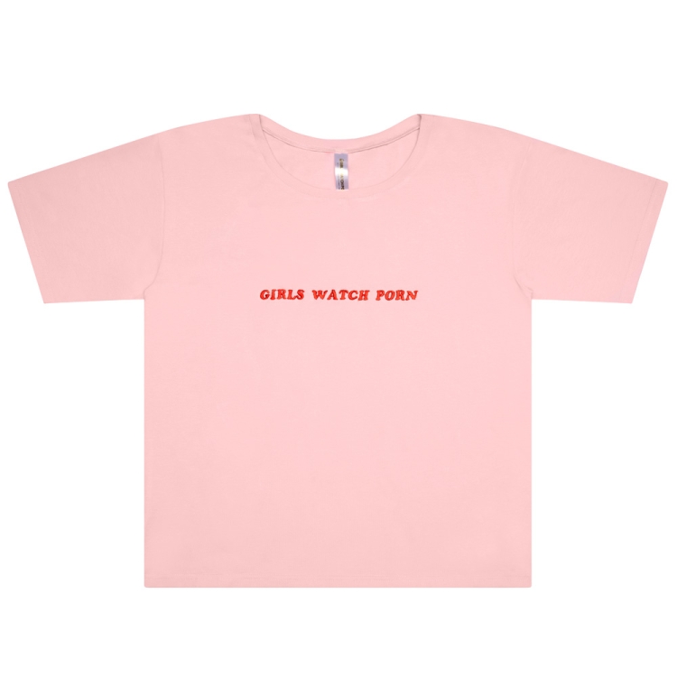 tshirt z haftem gwp pink ps
